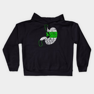 August Is Gastroparesis Month But Every Day For Me Kids Hoodie